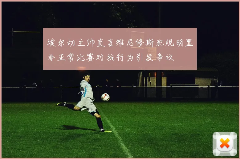 埃尔切主帅直言维尼修斯犯规明显非正常比赛对抗行为引发争议